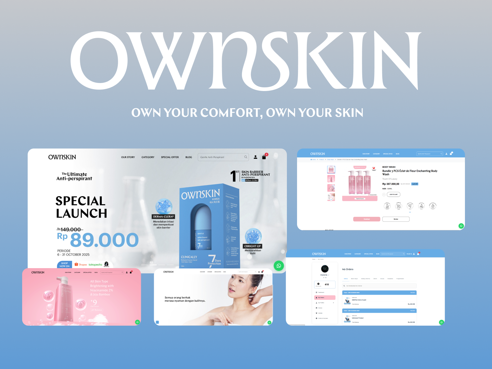 Ownskin Website